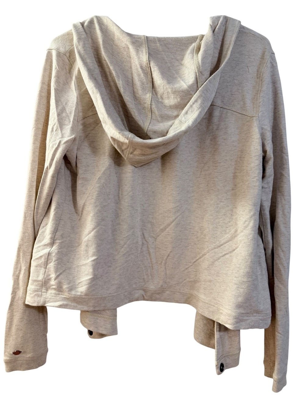 Calia by Carrie Underwood Women's Light Beige Hooded Open Cardigan, Size Small - Picture 2 of 6